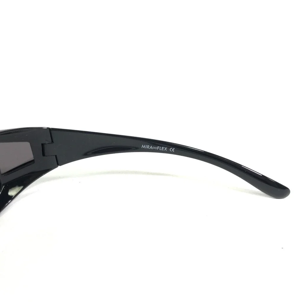 Miraflex Kids Fit Over Sunglasses Sun Shell 2 Col.HE Black Frames w Black Lenses